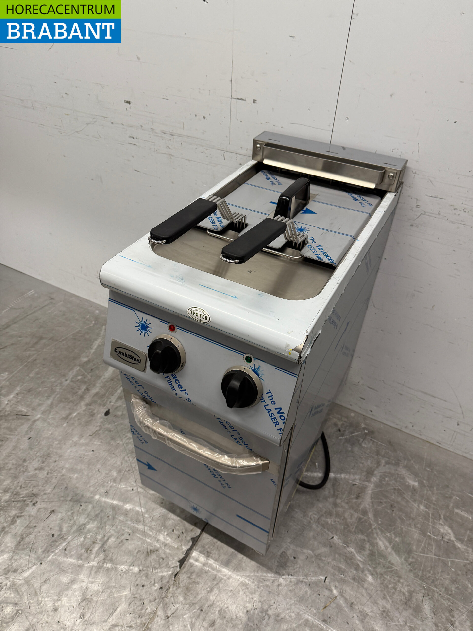 Combisteel Fritteuse aus Edelstahl 18 Liter 400V Horeca – Bild 3