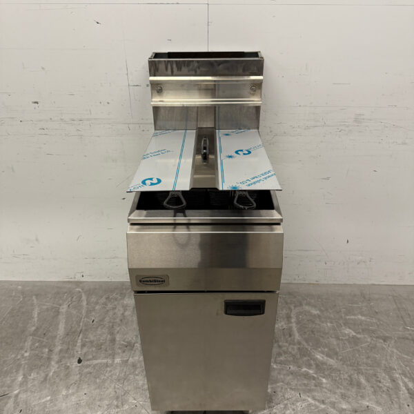 Edelstahl Combisteel Friteuse 21 Liter Propan Catering