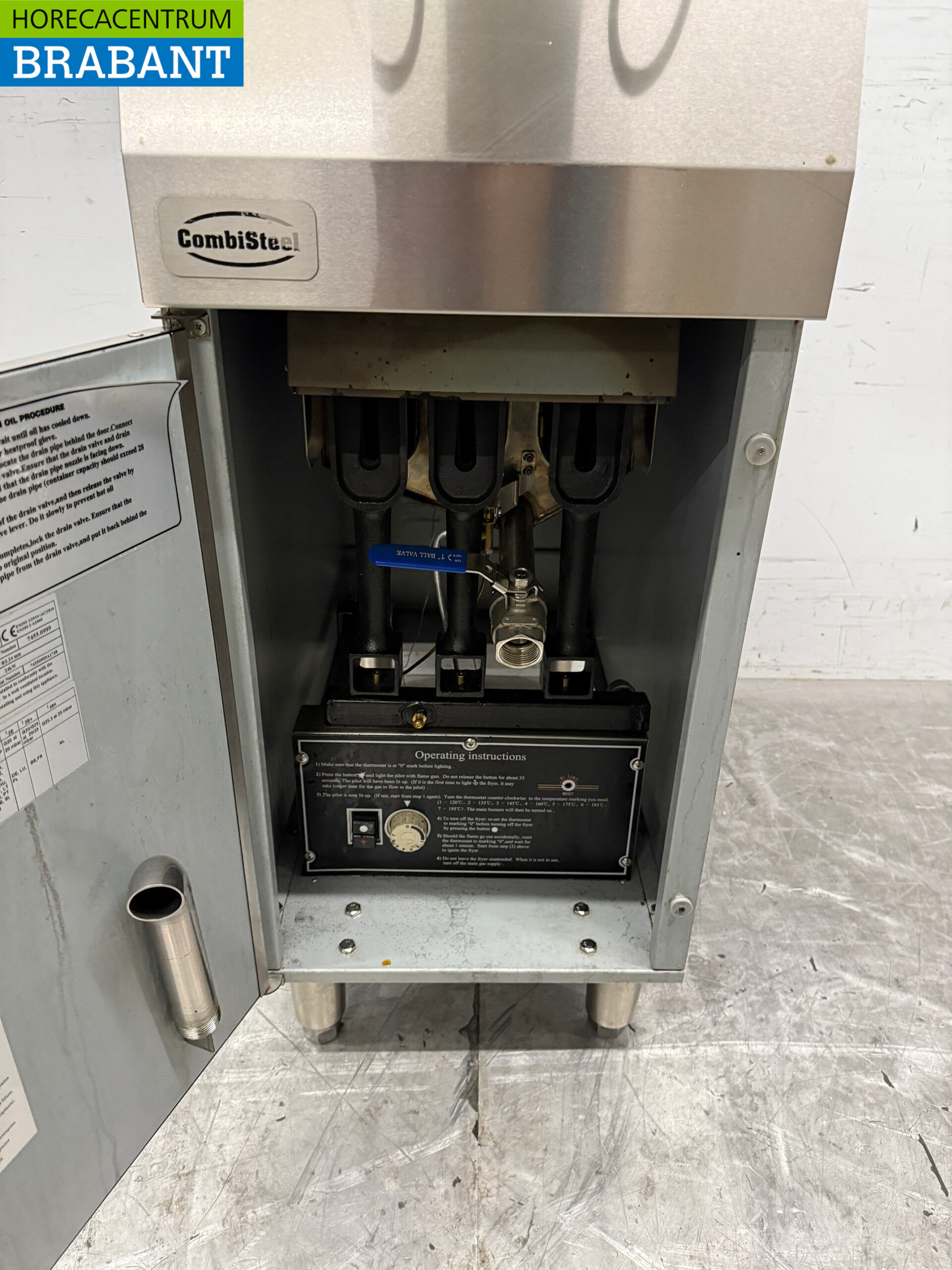 Combisteel Fritteuse aus Edelstahl 21 Liter GAS Catering – Bild 5