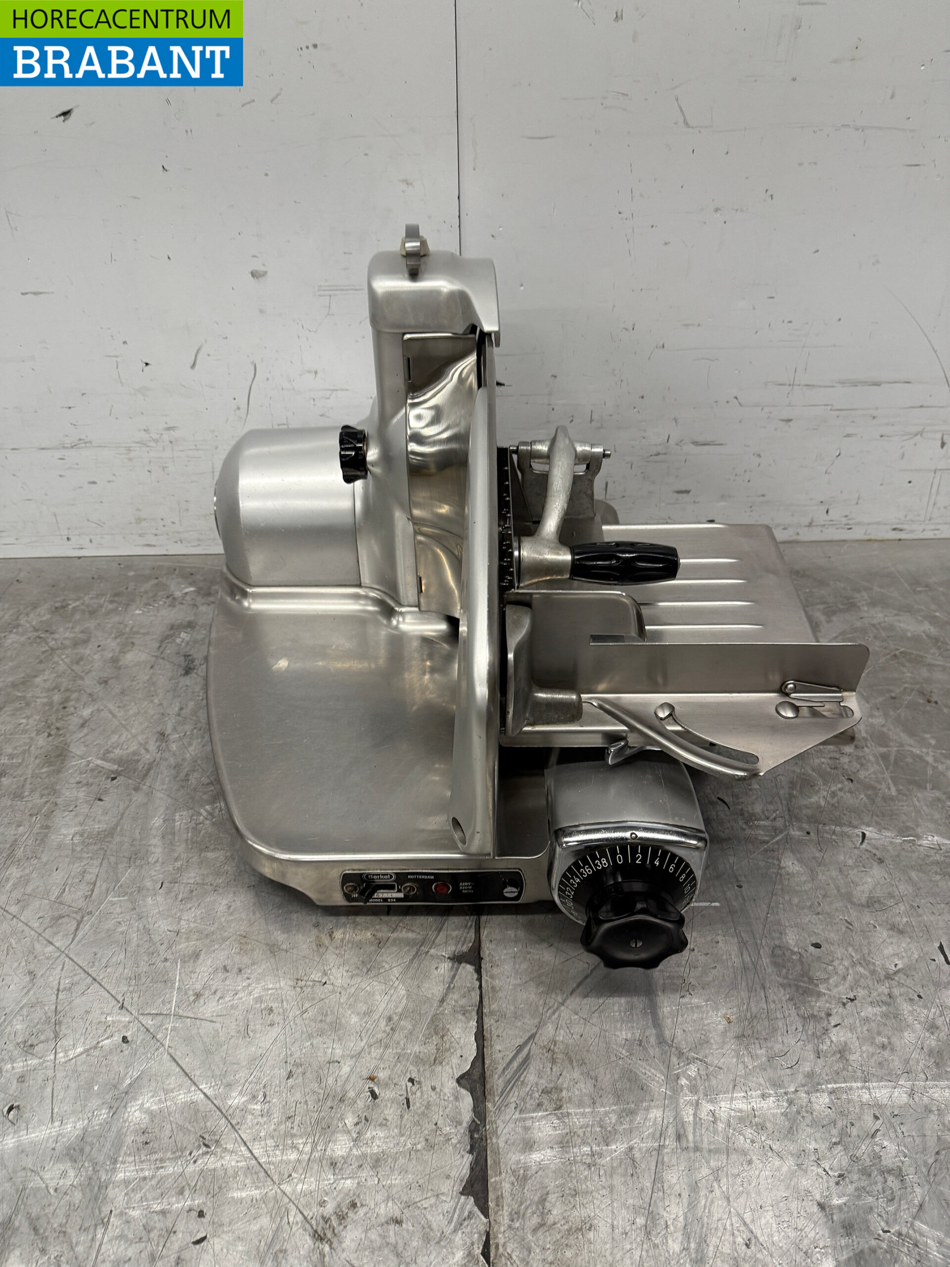 Edelstahl Berkel 834 Fleischschneidemaschine Schneidemaschine 230V Gastronomie Metzgerei