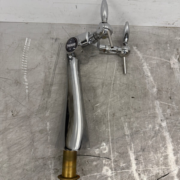 Edelstahl Bierzapfhahn Zapfhahnständer 2 Hähne Catering Cafe