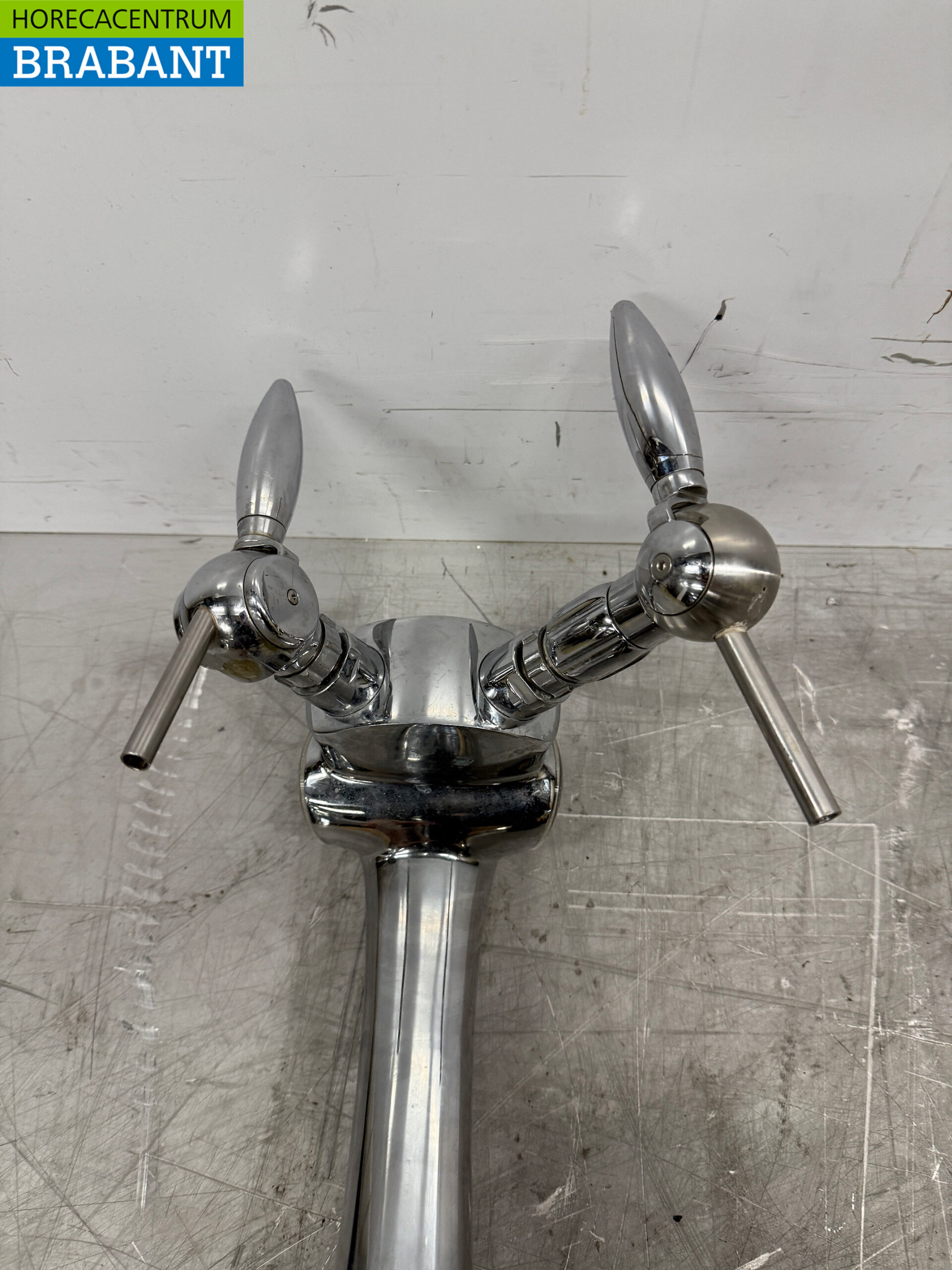 Edelstahl Bierzapfhahn Zapfhahnständer 2 Hähne Catering Cafe – Bild 5