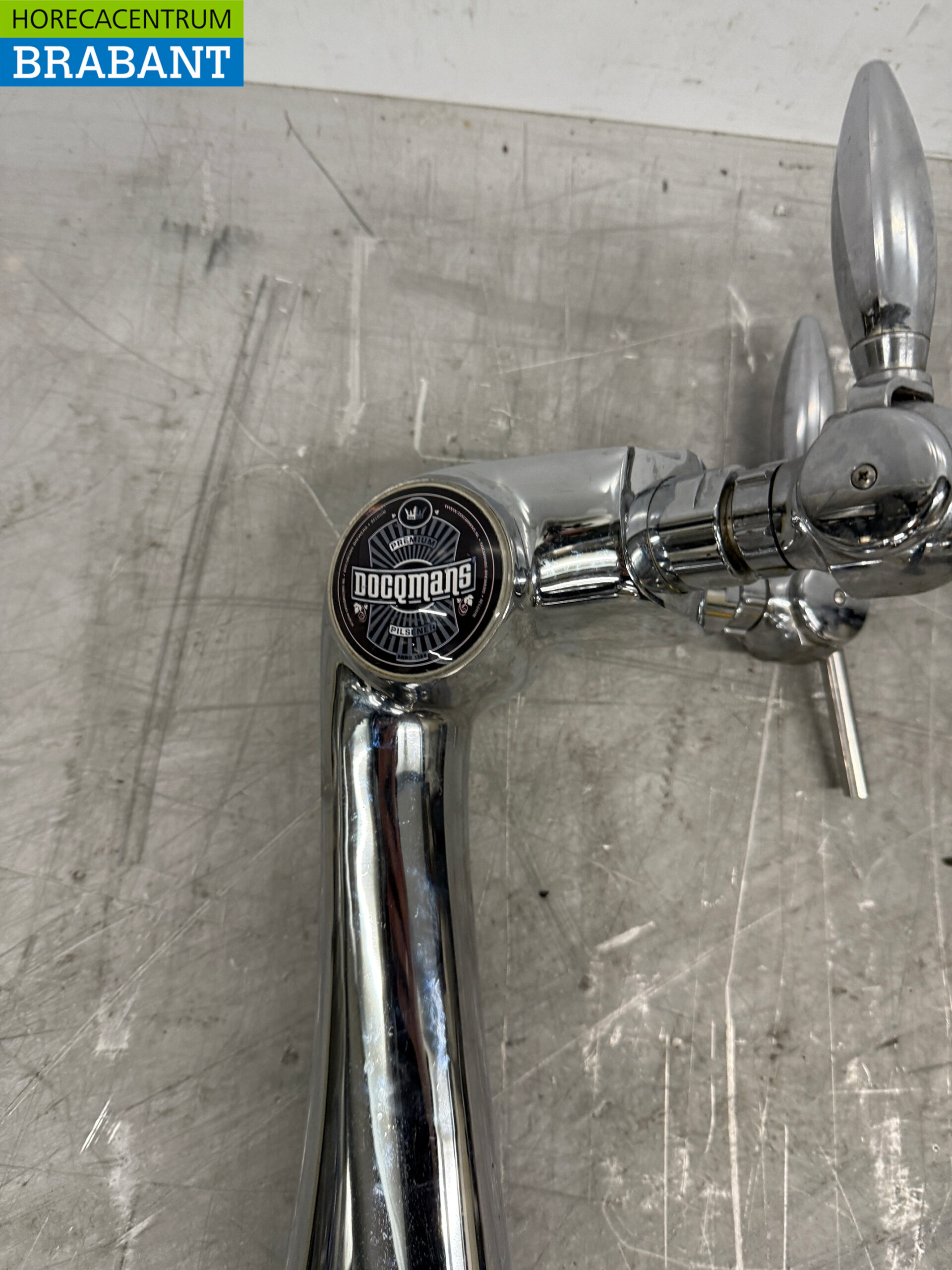 Edelstahl Bierzapfhahn Zapfhahnständer 2 Hähne Catering Cafe – Bild 4