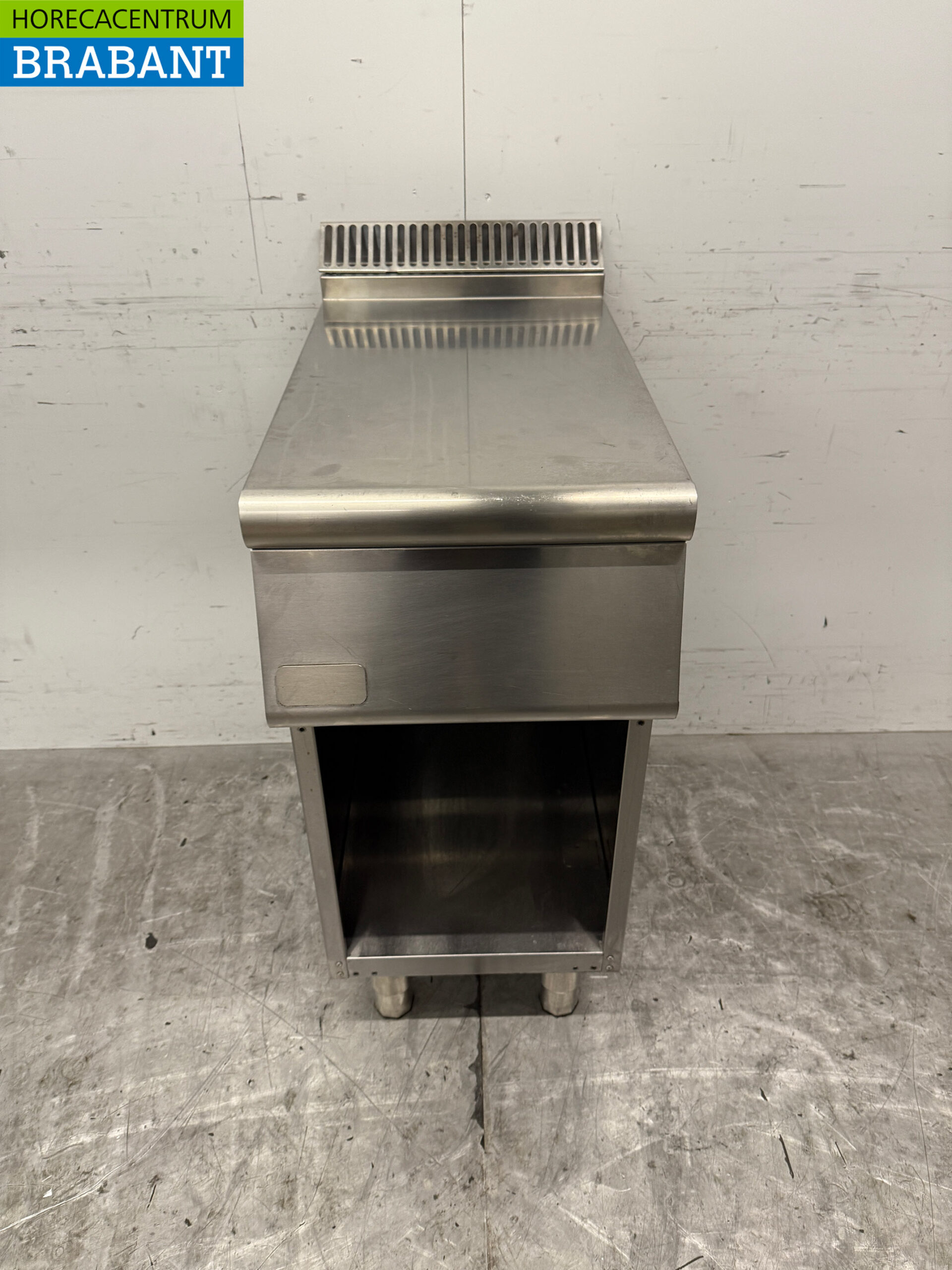 Edelstahl Combisteel Arbeitsplatte Neutral Jalousie 40 cm Horeca