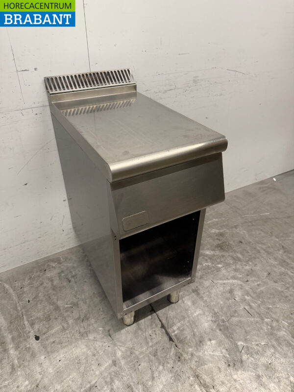 Edelstahl Combisteel Arbeitsplatte Neutral Jalousie 40 cm Horeca – Bild 3