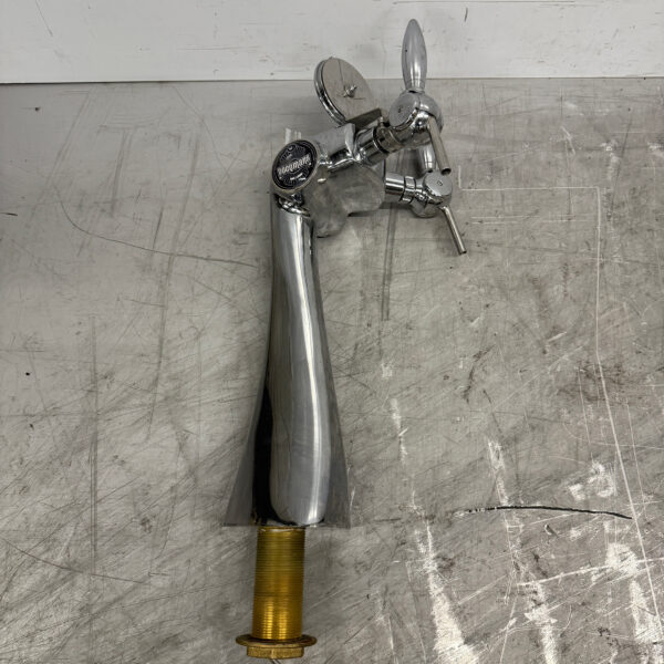 Edelstahl Bierzapfhahn Zapfhahnständer 2 Hähne Catering Cafe