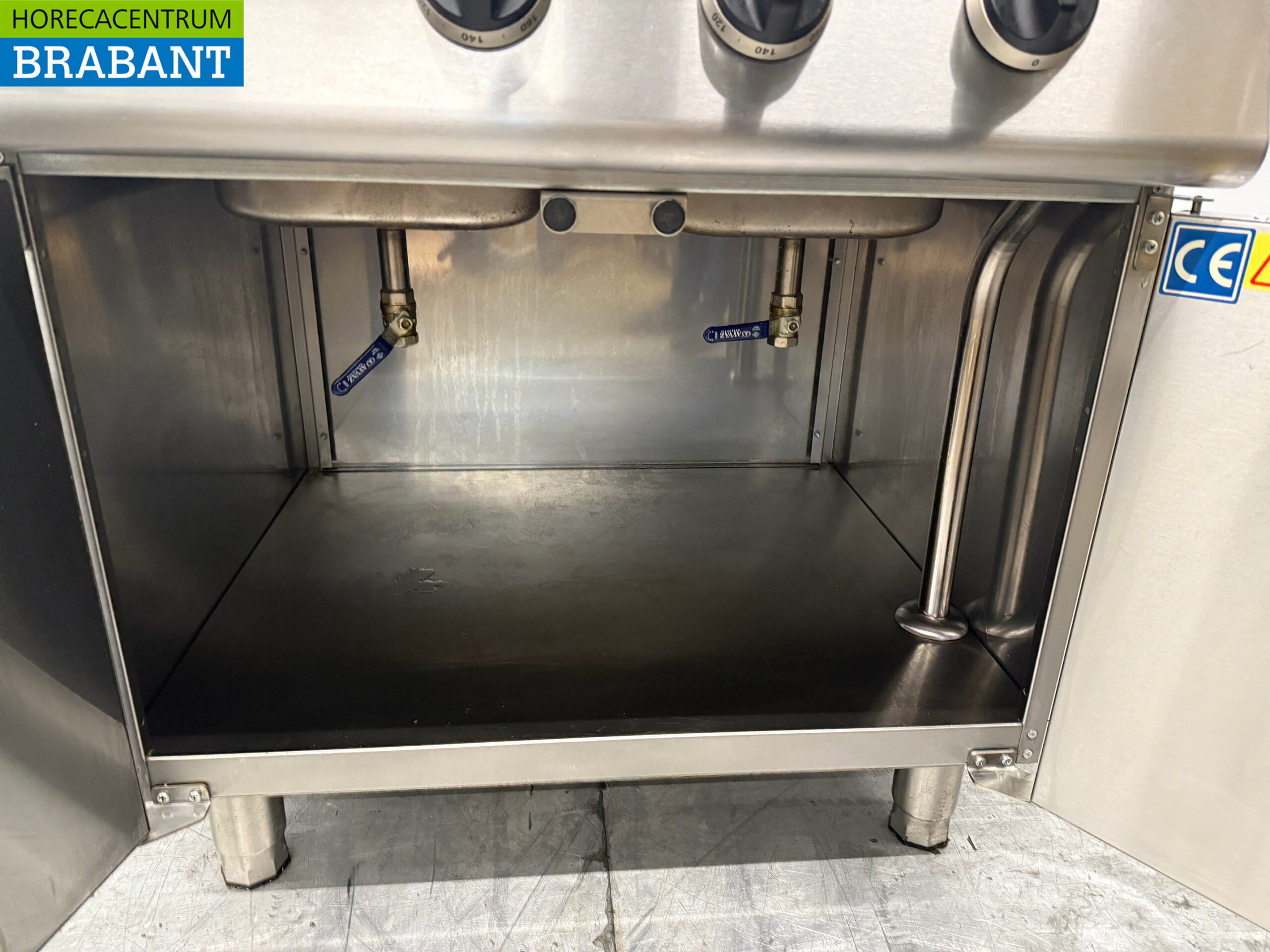 Combisteel Doppelfritteuse aus Edelstahl 2 x 18 Liter 400V Horeca – Bild 5