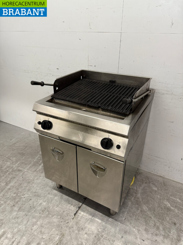 Edelstahl Lava Grill Steingrill 70 cm GAS Catering – Bild 2