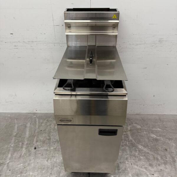 Combisteel Fritteuse aus Edelstahl 21 Liter GAS Catering