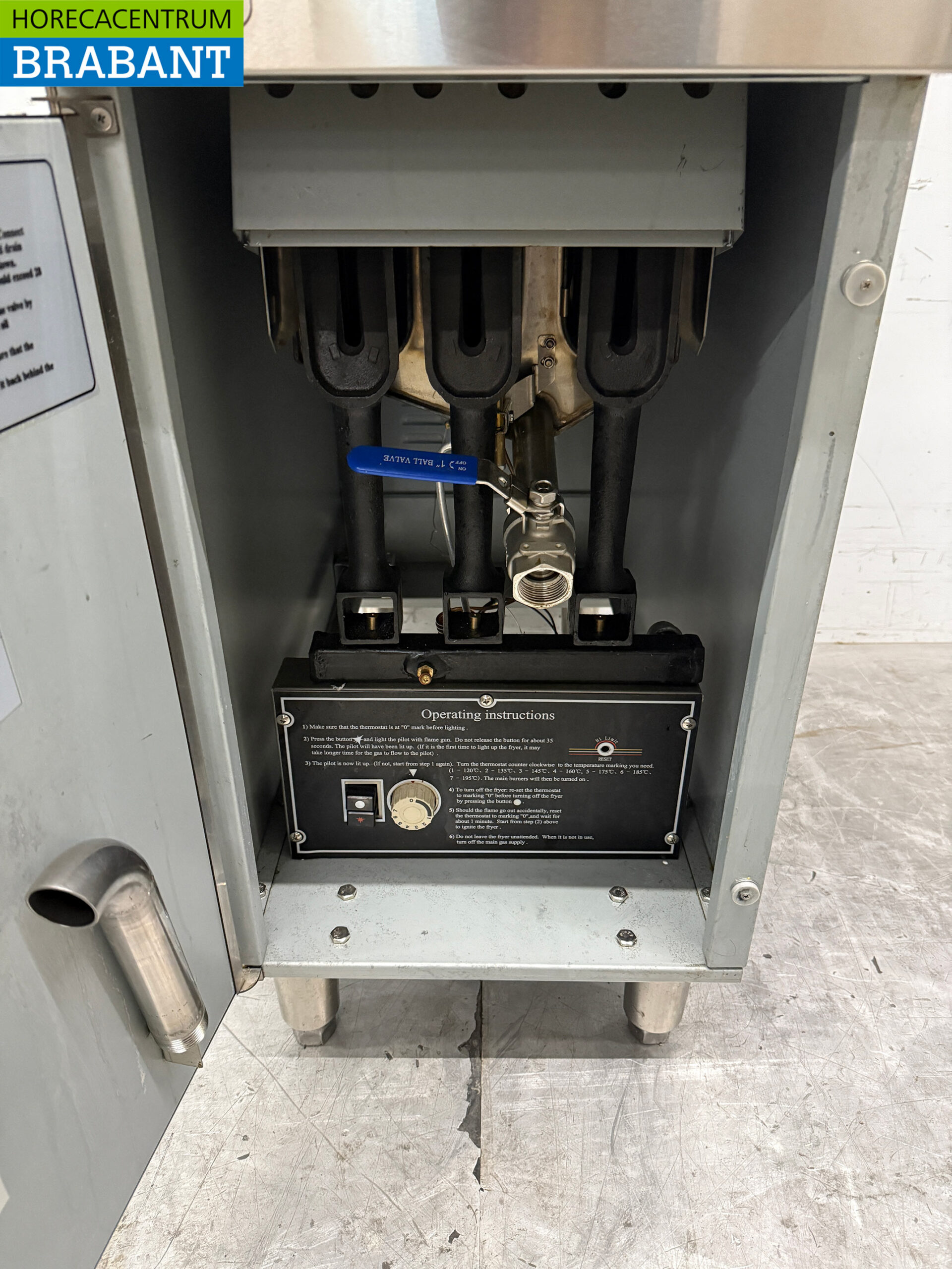 Combisteel Fritteuse aus Edelstahl 21 Liter GAS Catering – Bild 5