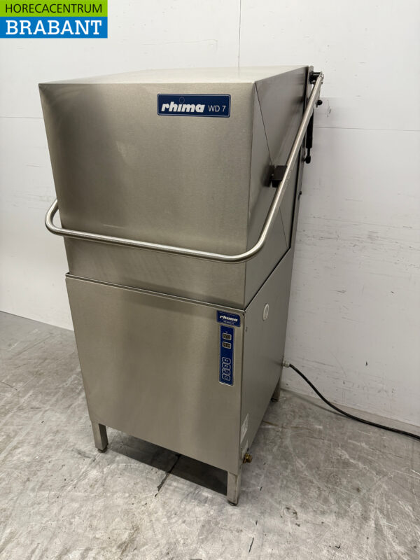 Rhima WD-7 Durchschubspülmaschine aus Edelstahl 400V Catering – Bild 2