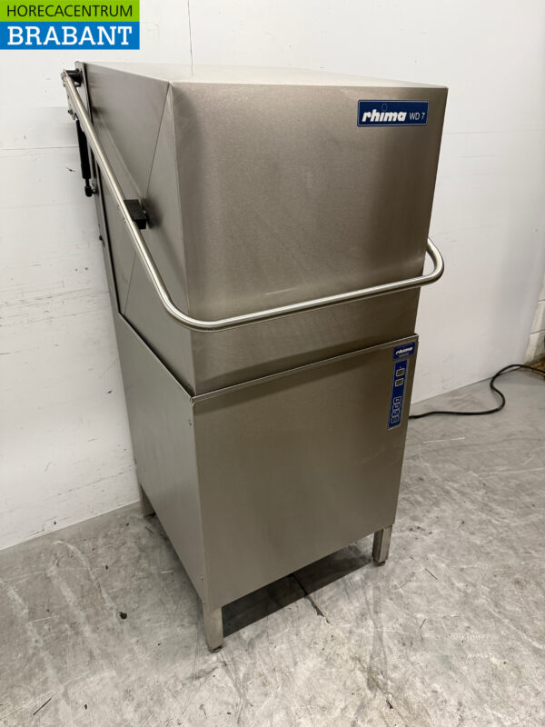 Rhima WD-7 Durchschubspülmaschine aus Edelstahl 400V Catering – Bild 3