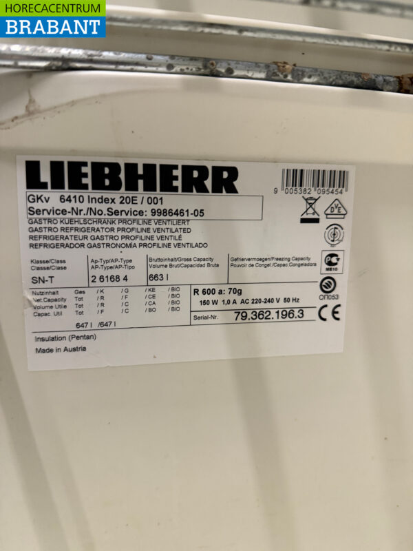 Liebherr Kühlschrank 663 Liter 230V Horeca – Bild 5