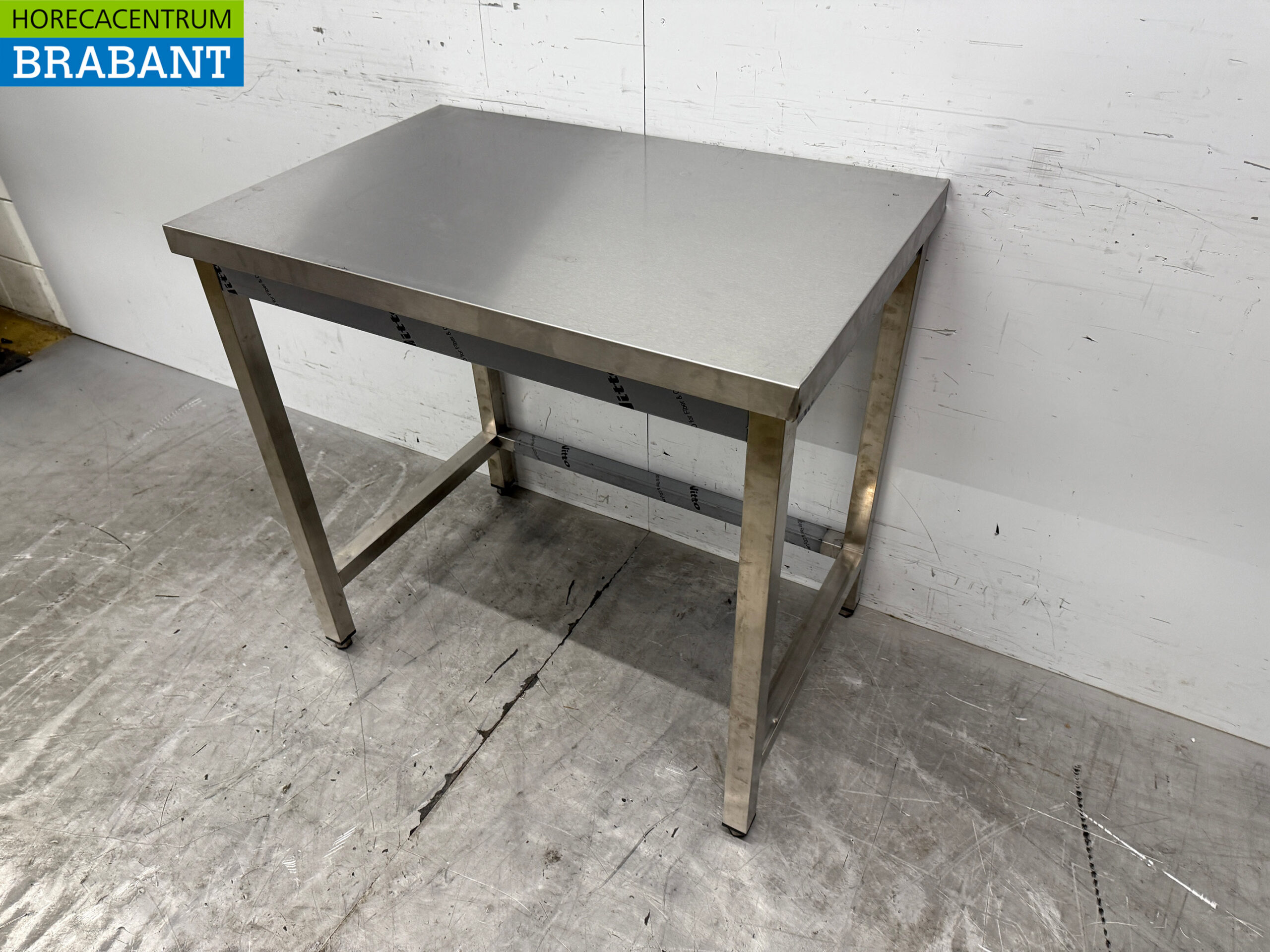 Edelstahl-Arbeitstisch 90 x 60 x 85,5 cm Catering – Bild 2