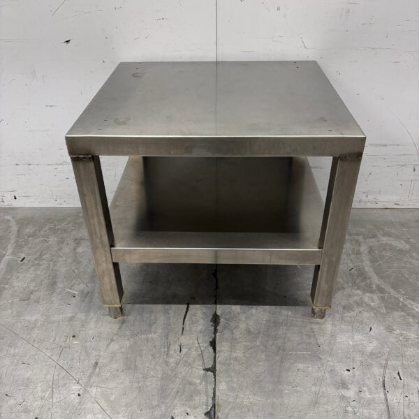 Edelstahl Arbeitstisch Etagere mit Regal 51,5 x 47,5 x 46 cm Catering