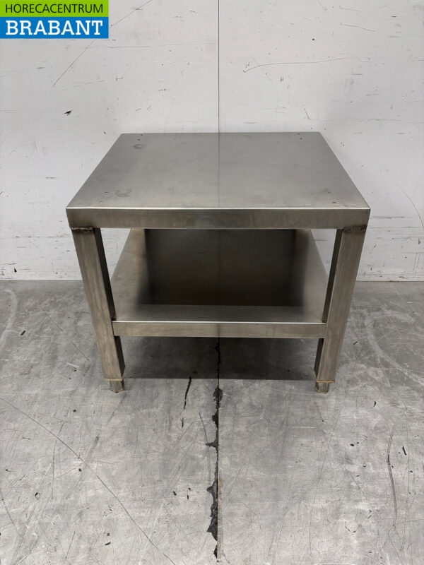 Edelstahl Arbeitstisch Etagere mit Regal 51,5 x 47,5 x 46 cm Catering