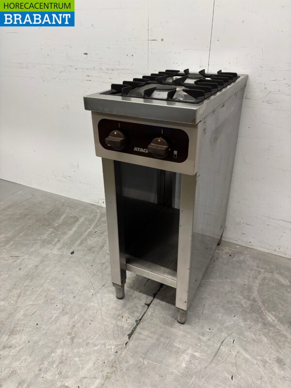 Atag 2-Flammen-Herd aus Edelstahl 35 cm GAS Horeca – Bild 4