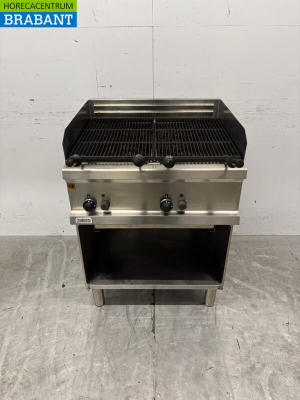 Edelstahl Zanussi Lavagrill Grill 70 cm GAS Catering