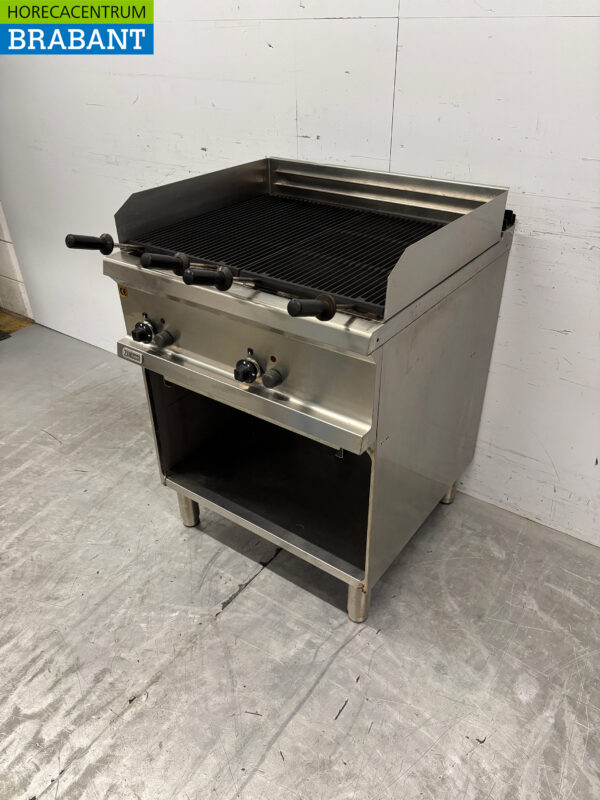 Edelstahl Zanussi Lavagrill Grill 70 cm GAS Catering – Bild 3
