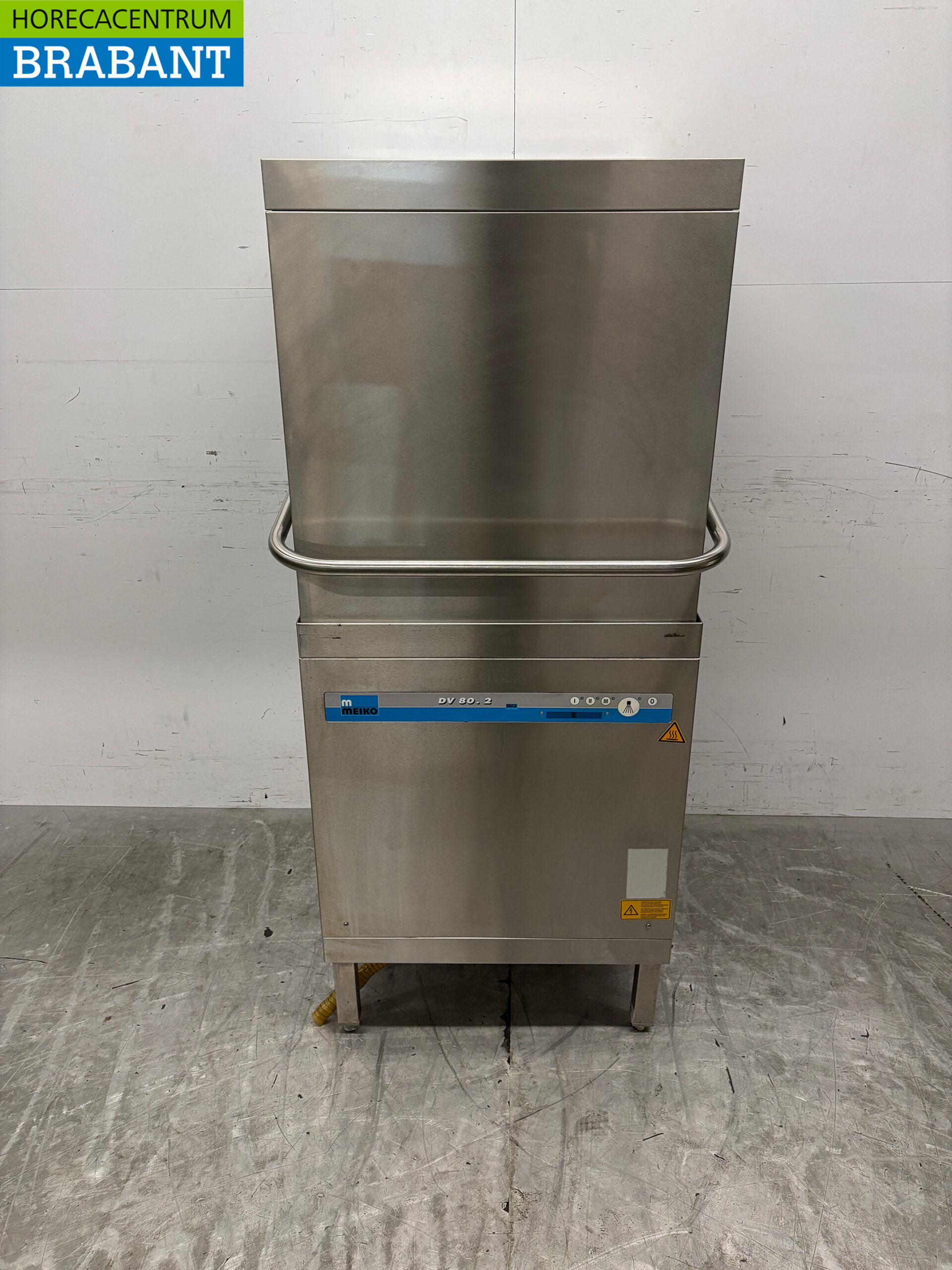 Edelstahl Meiko Durchschubspülmaschine mit Ablaufpumpe 400V Horeca