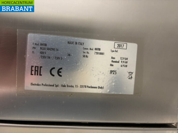 Zanussi Durchlaufgeschirrspüler aus Edelstahl mit Ablaufpumpe 400V Horeca – Bild 7