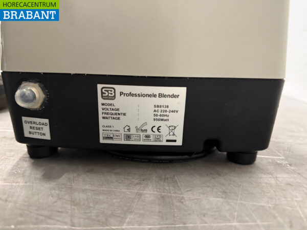 Smart Brand Mixer 2 Liter 950 Watt 230V Horeca – Bild 5