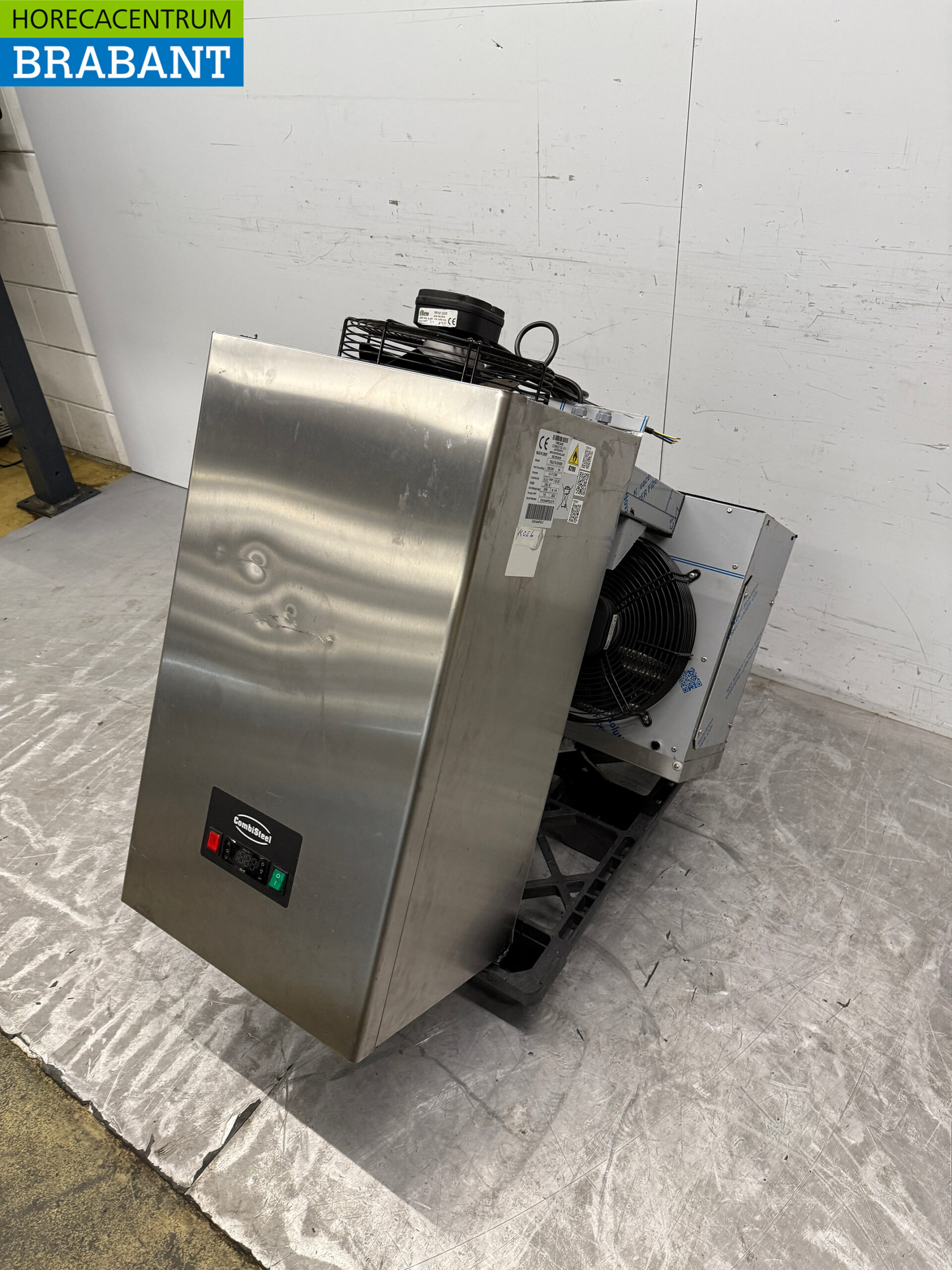 Edelstahl Combisteel Kühlgerät Monoblock Wandgerät 10 m3 230V Horeca – Bild 2
