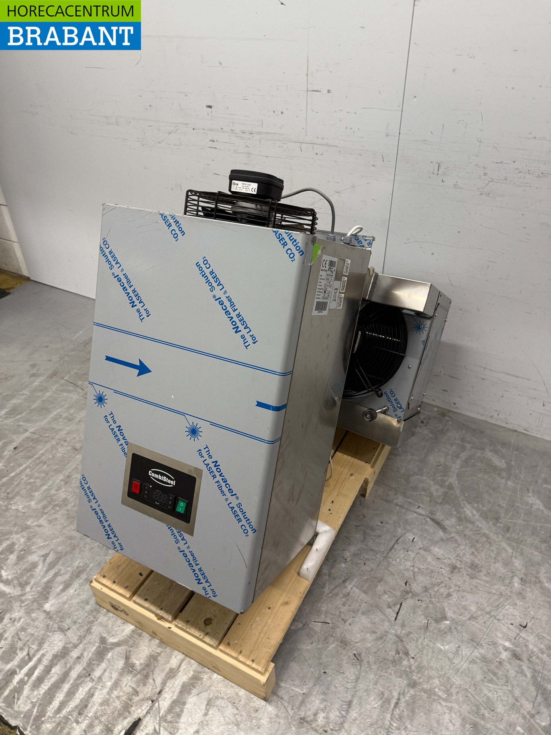 Edelstahl Combisteel Kühlgerät Monoblock Wandgerät 10 m3 230V Horeca – Bild 2