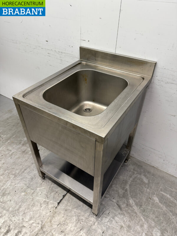Spülbecken aus Edelstahl Spülbecken 60 x 70 cm Horeca – Bild 2