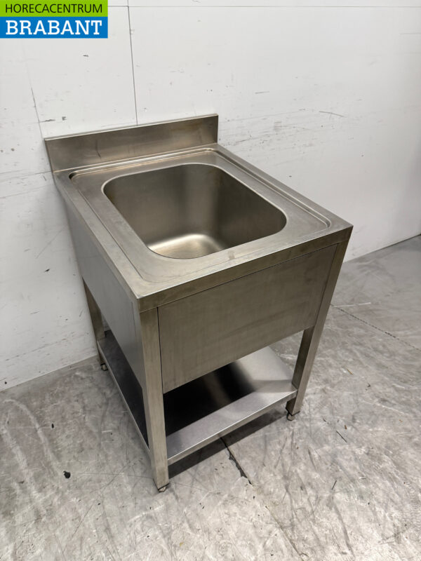 Spülbecken aus Edelstahl Spülbecken 60 x 70 cm Horeca – Bild 3