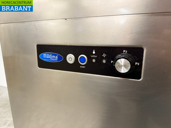 Maxima Durchschubspülmaschine aus Edelstahl 400V Horeca – Bild 6