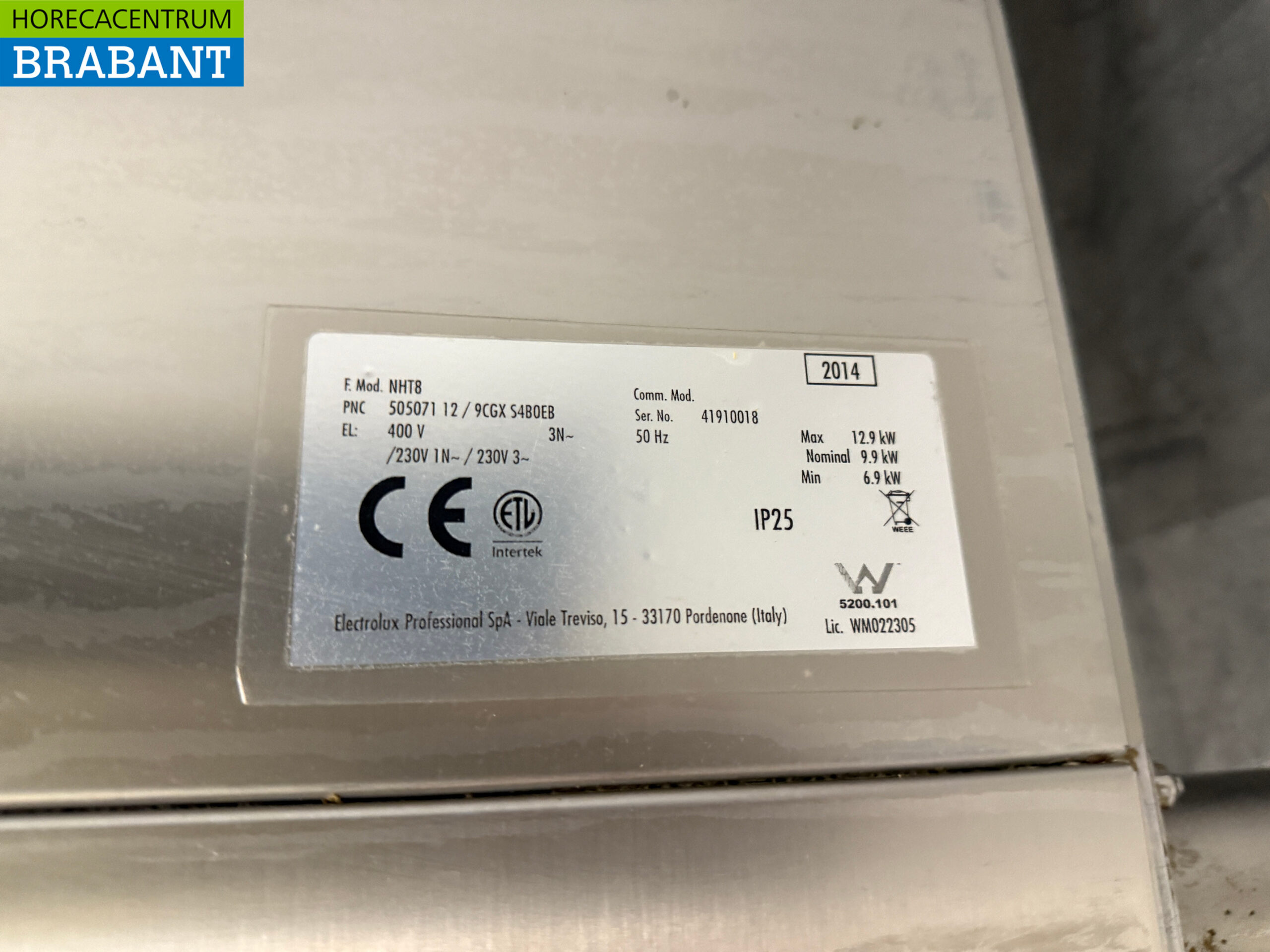 Zanussi Durchlaufgeschirrspüler aus Edelstahl 400V Horeca – Bild 7