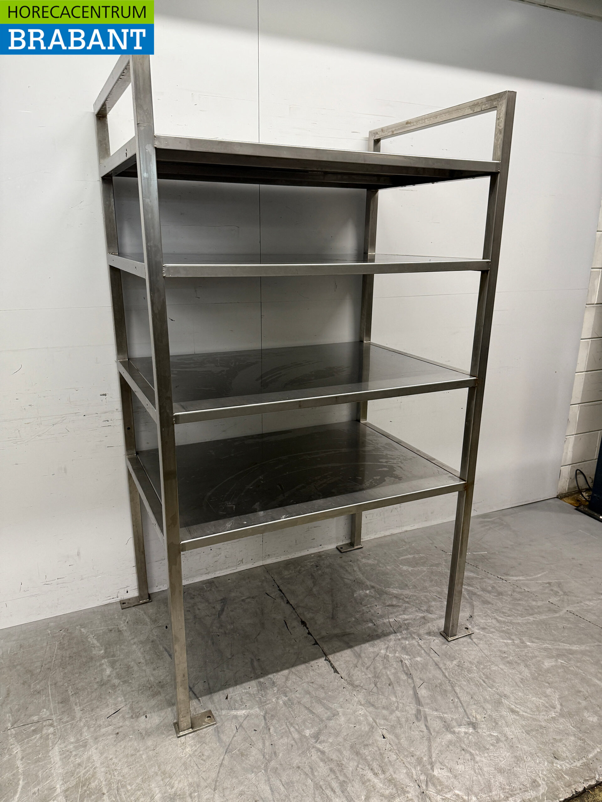 Edelstahl Lagerregal Regal 115,5 x 80 x 200 cm Catering – Bild 2