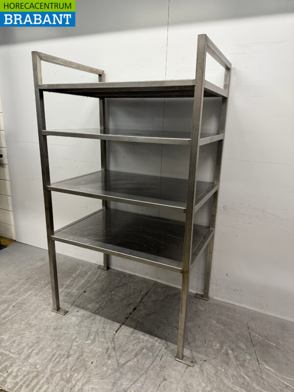 Edelstahl Lagerregal Regal 115,5 x 80 x 200 cm Catering – Bild 3