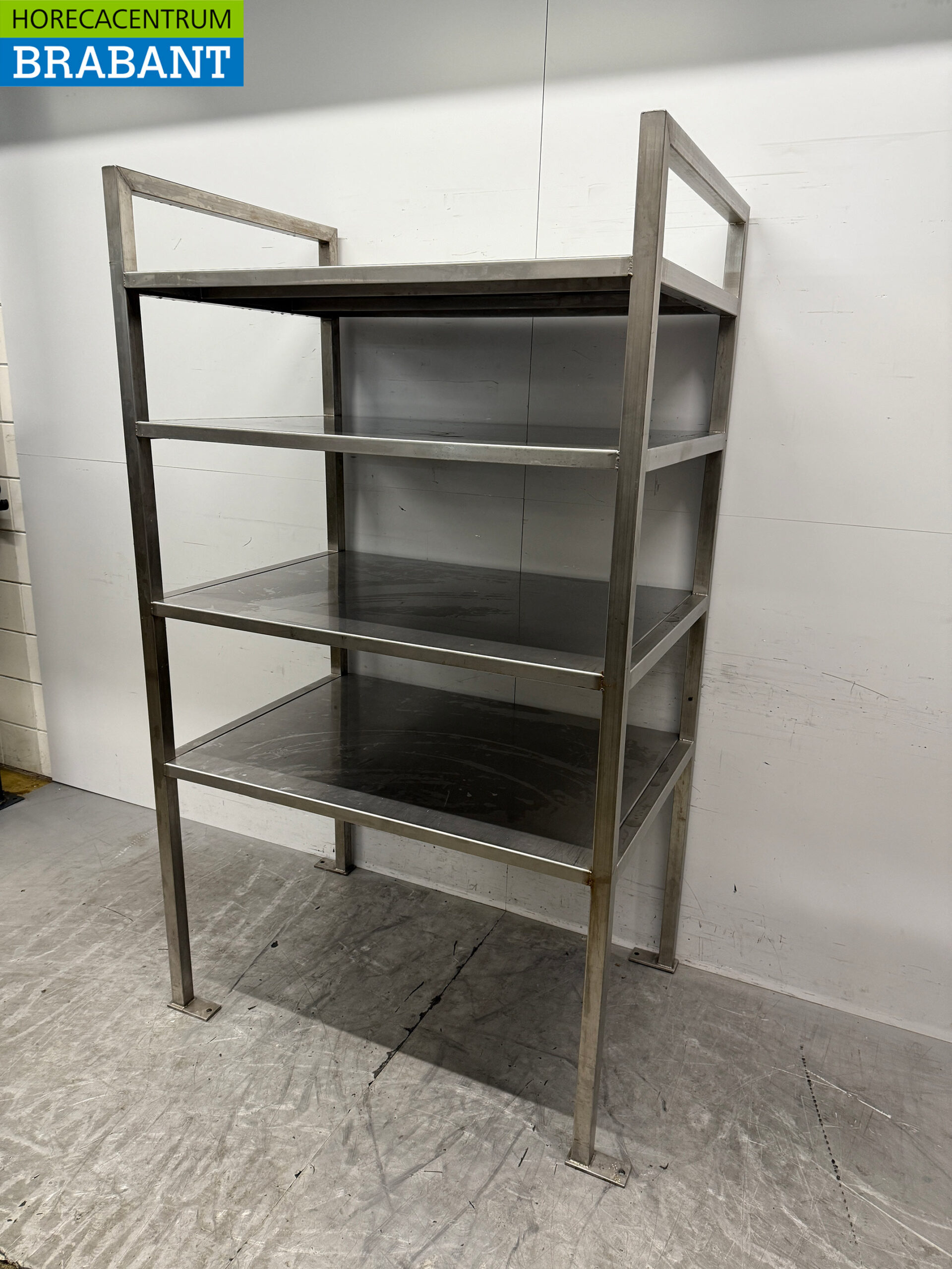 Edelstahl Lagerregal Regal 115,5 x 80 x 200 cm Catering – Bild 3
