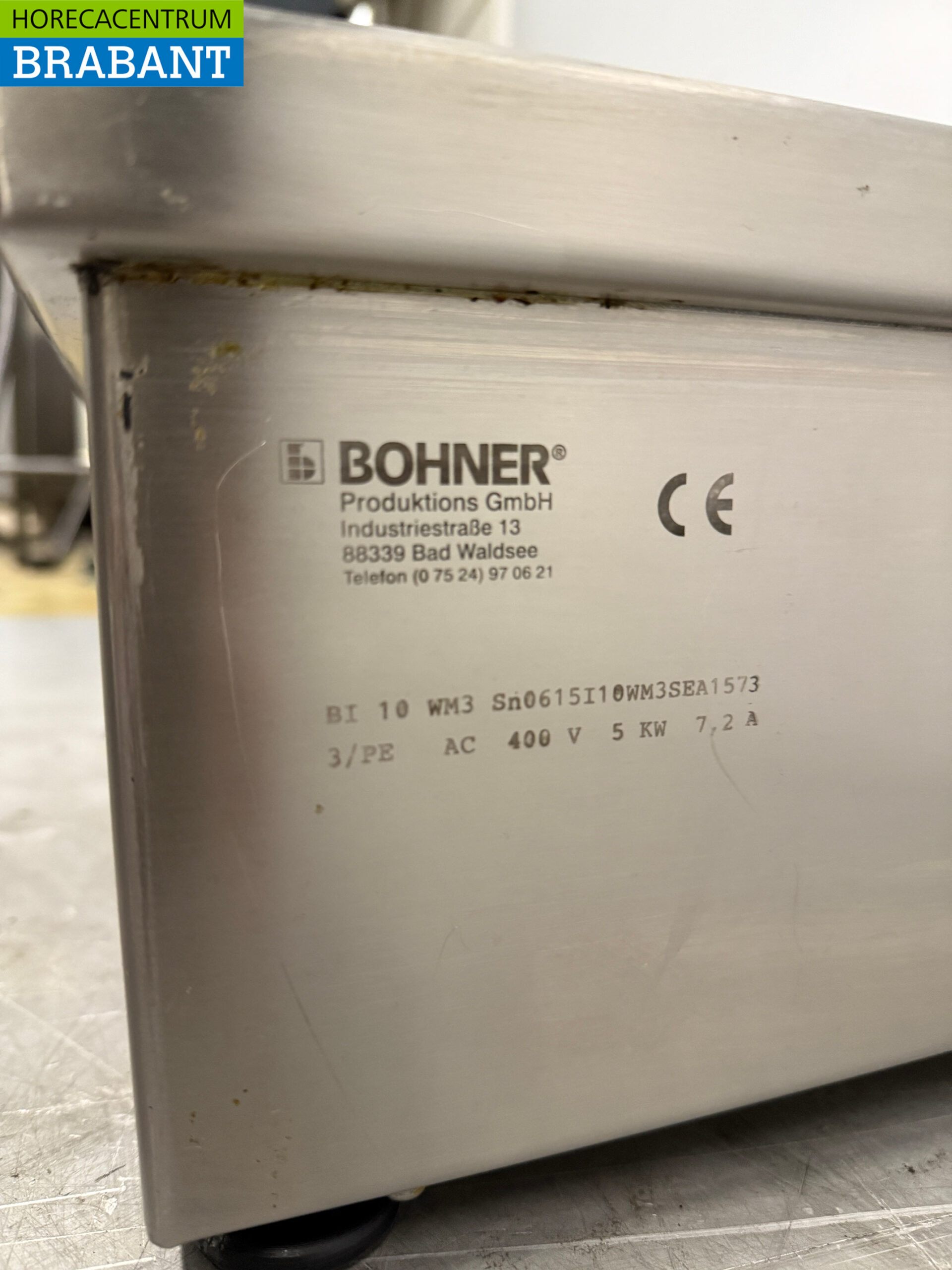 Edelstahl Bohner Induktions-Wok Wokplatte mit Wokpfanne 5 kW 400V Horeca – Bild 5