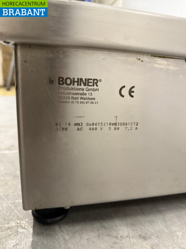 Edelstahl Bohner Induktions-Wok Wokplatte mit Wokpfanne 5 kW 400V Horeca – Bild 5