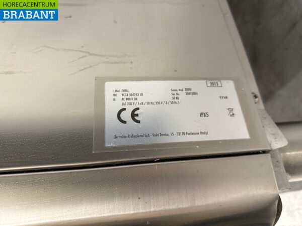 Zanussi Durchlaufgeschirrspüler aus Edelstahl 400V Horeca – Bild 7