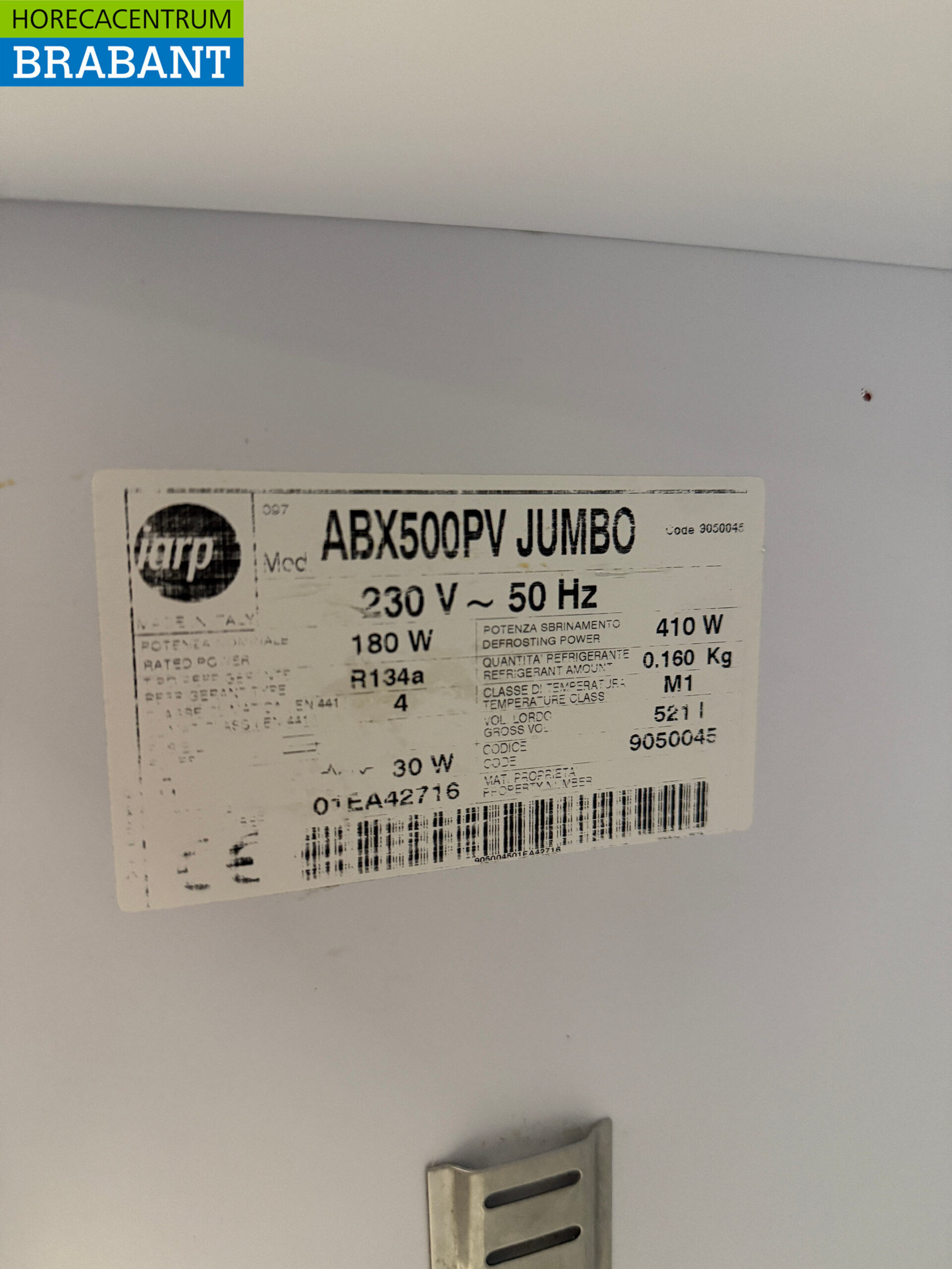 Edelstahl Iarp Kühlschrank 521 Liter 230V Horeca – Bild 5