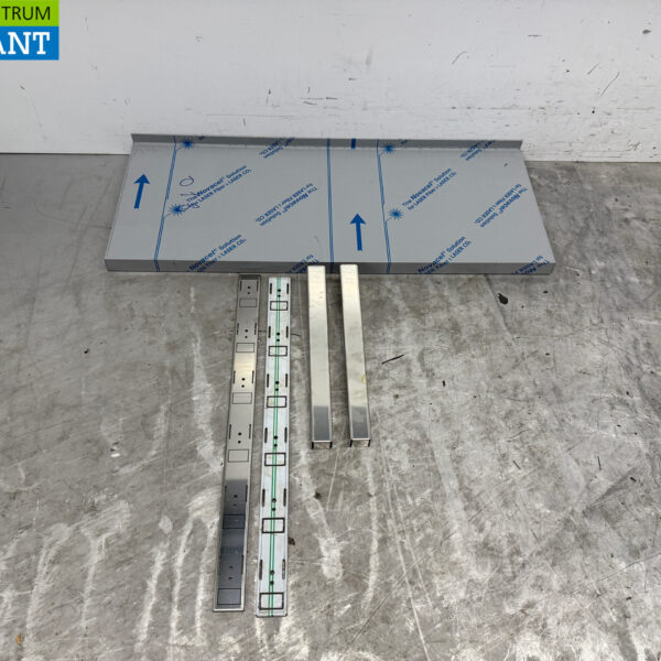 Wandregal aus Edelstahl 100 x 40 cm Catering