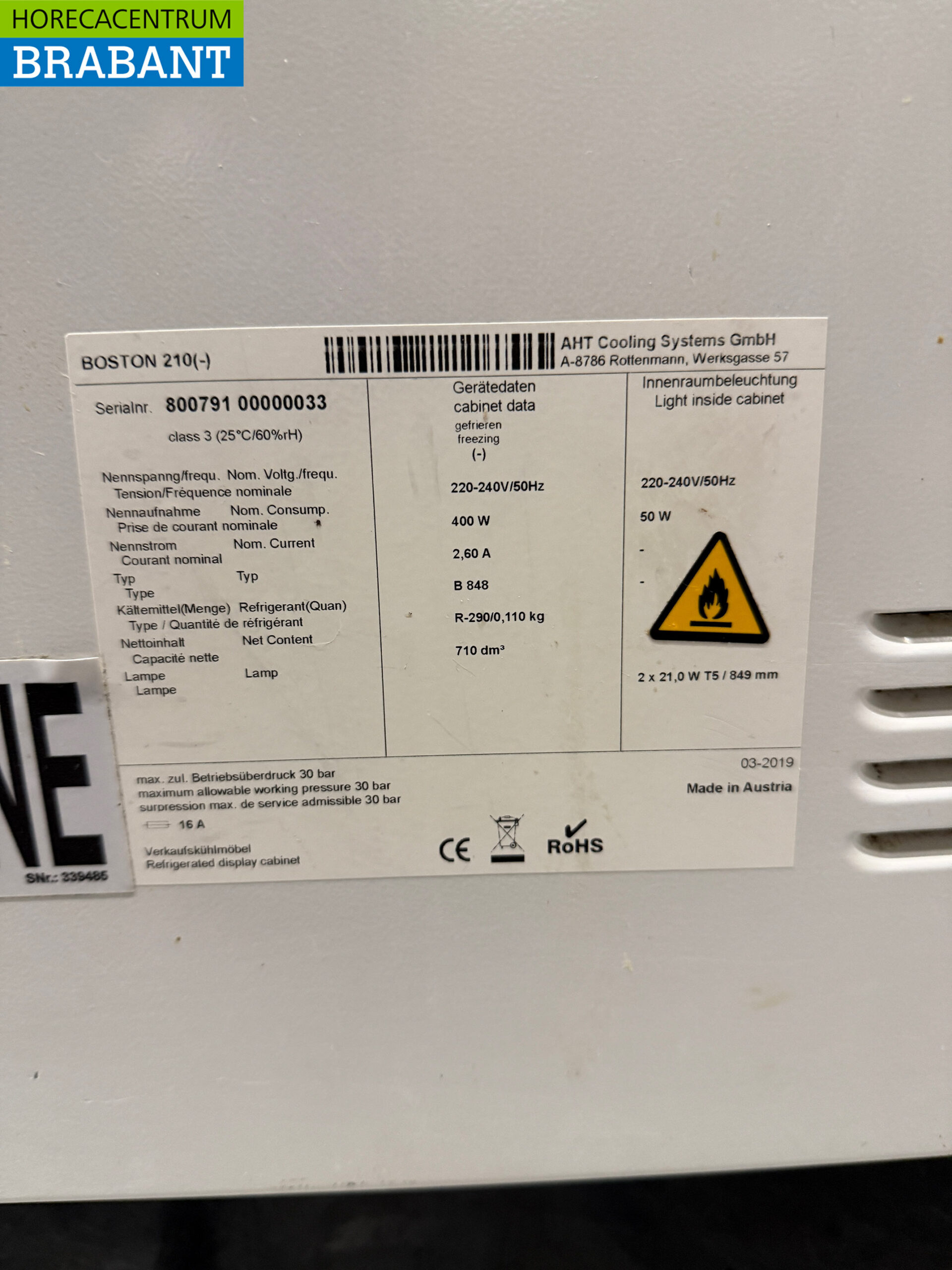 AHT Mobile Ladentiefkühltruhe Glaskuppel 710 Liter 230V Horeca – Bild 6