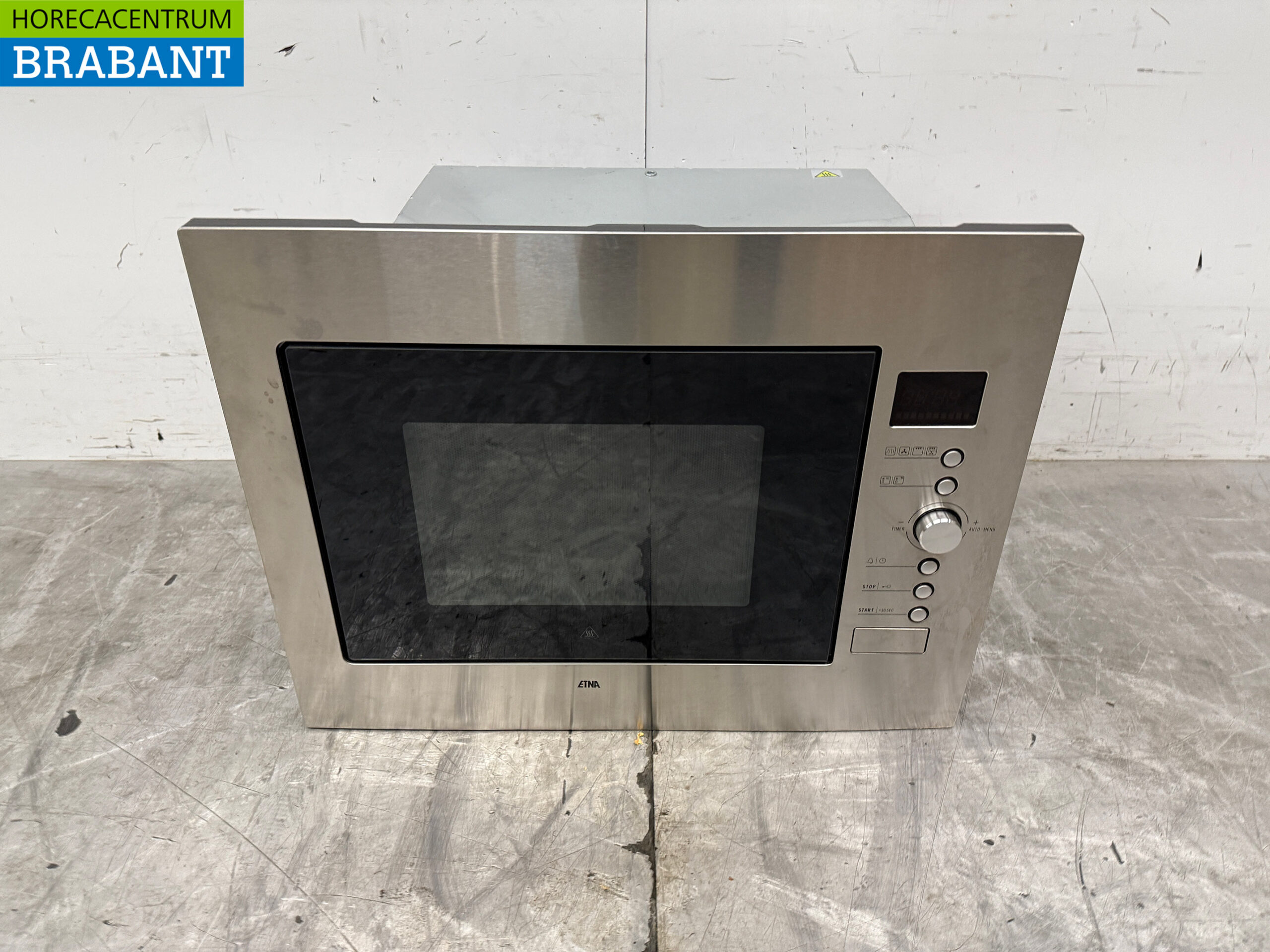 Edelstahl Etna Kombi-Mikrowelle 1000 Watt Eingebaut 230V Horeca