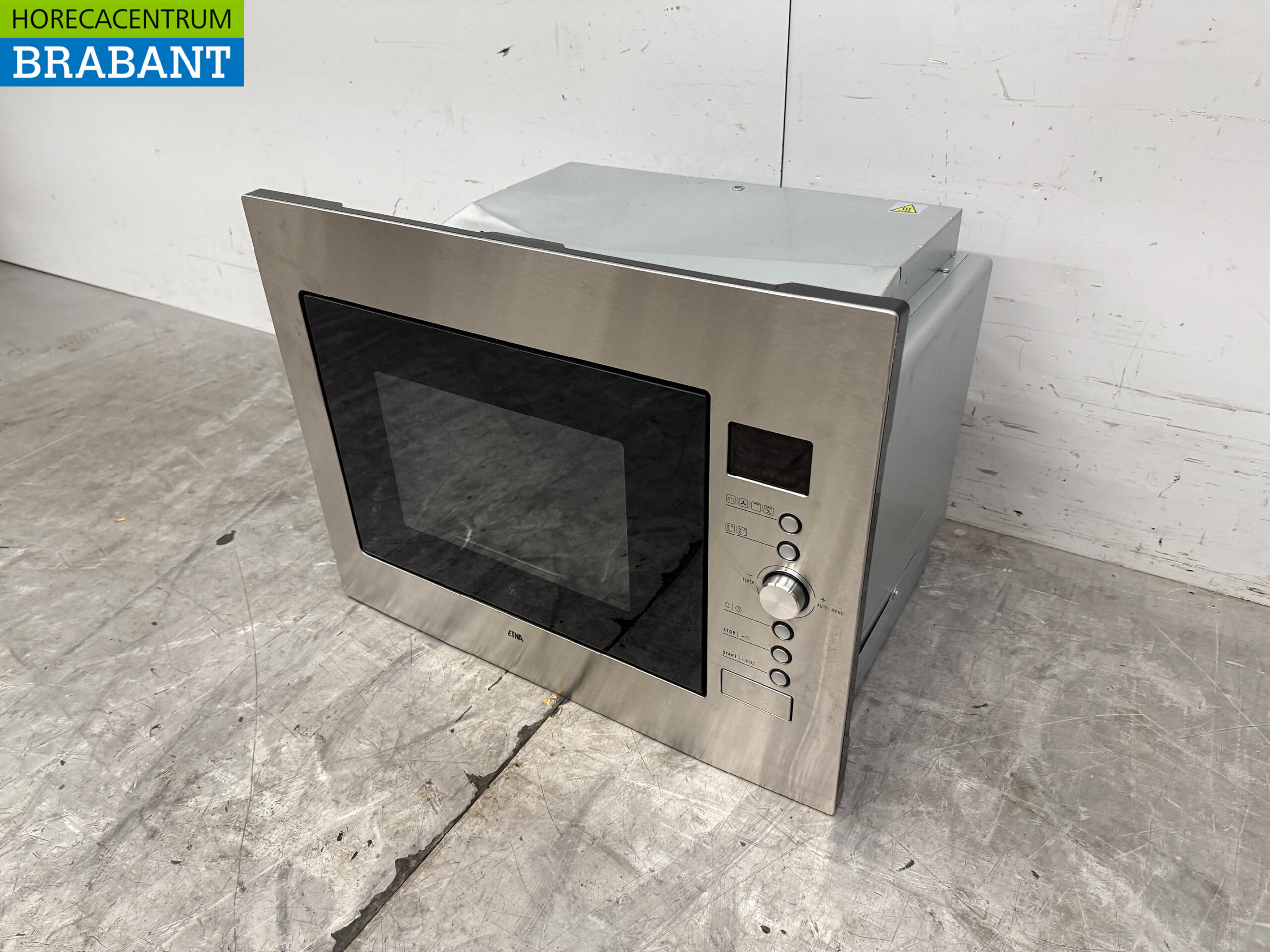 Edelstahl Etna Kombi-Mikrowelle 1000 Watt Eingebaut 230V Horeca – Bild 2