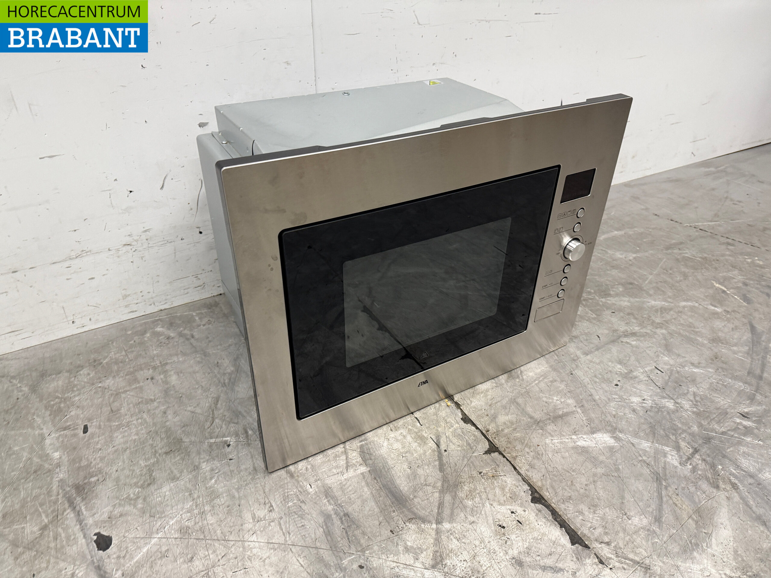 Edelstahl Etna Kombi-Mikrowelle 1000 Watt Eingebaut 230V Horeca – Bild 3