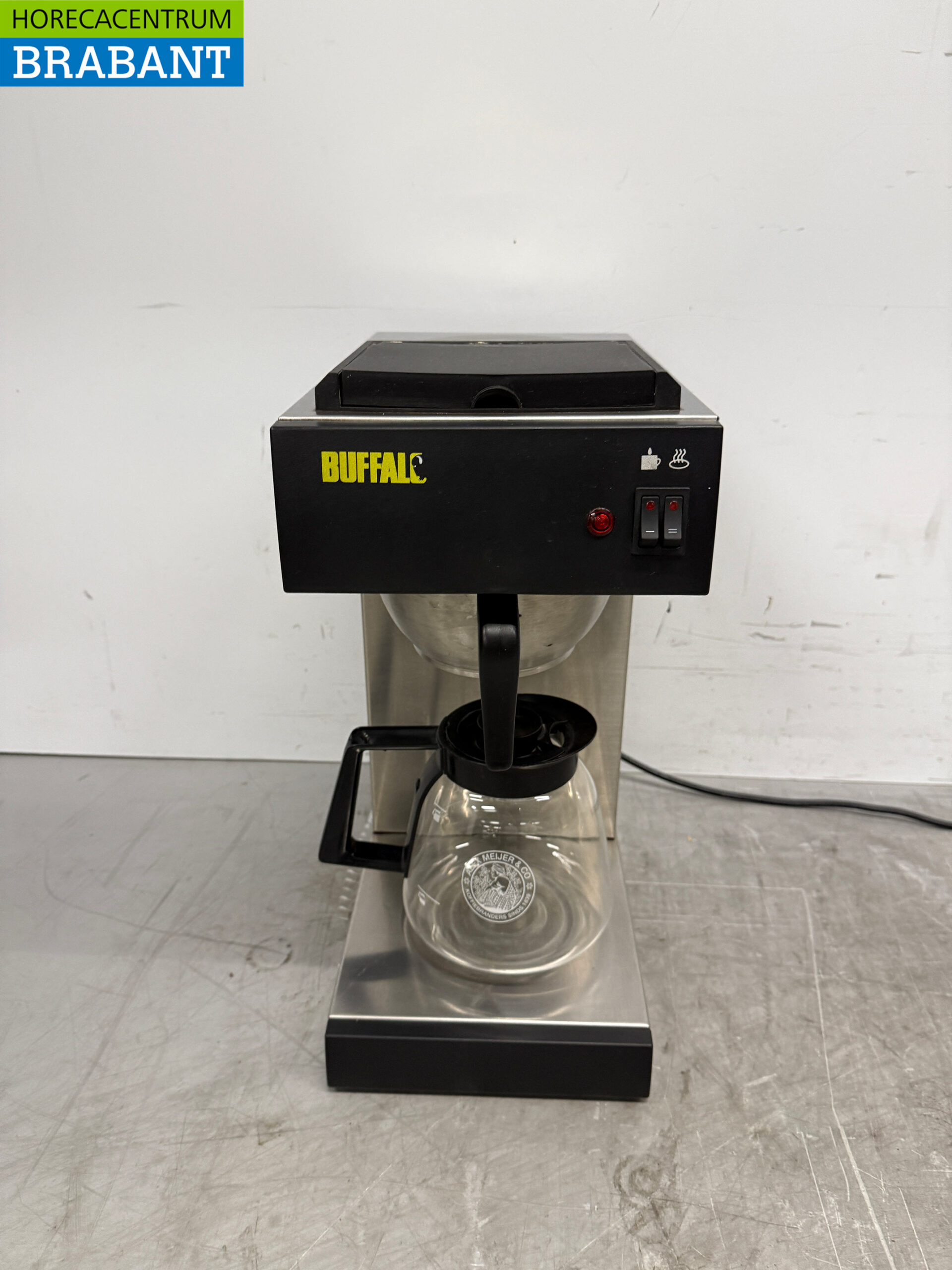 Edelstahl Buffalo Kaffeemaschine Kaffeemaschine mit Kanne 2 Liter 230V Horeca