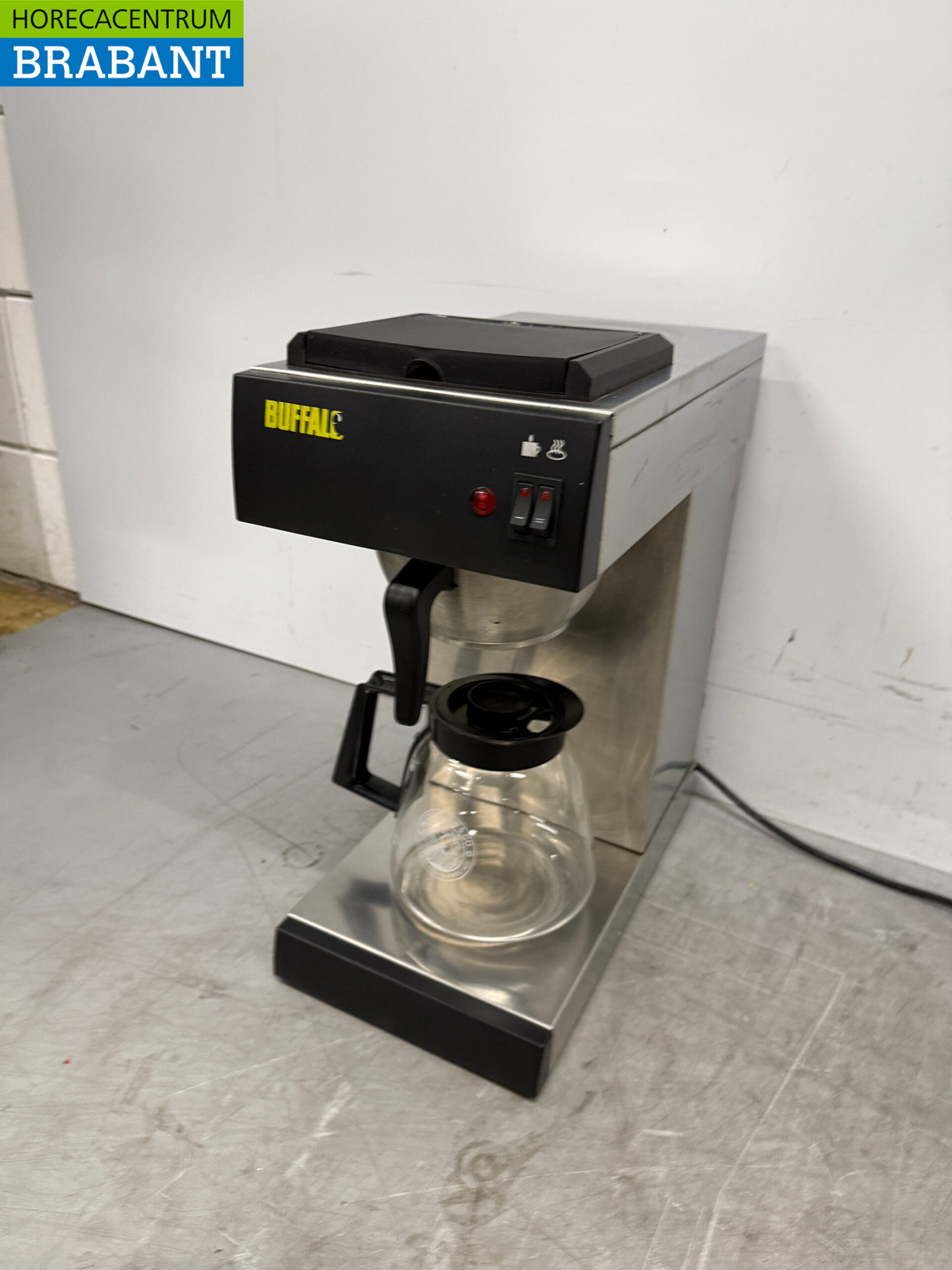 Edelstahl Buffalo Kaffeemaschine Kaffeemaschine mit Kanne 2 Liter 230V Horeca – Bild 2