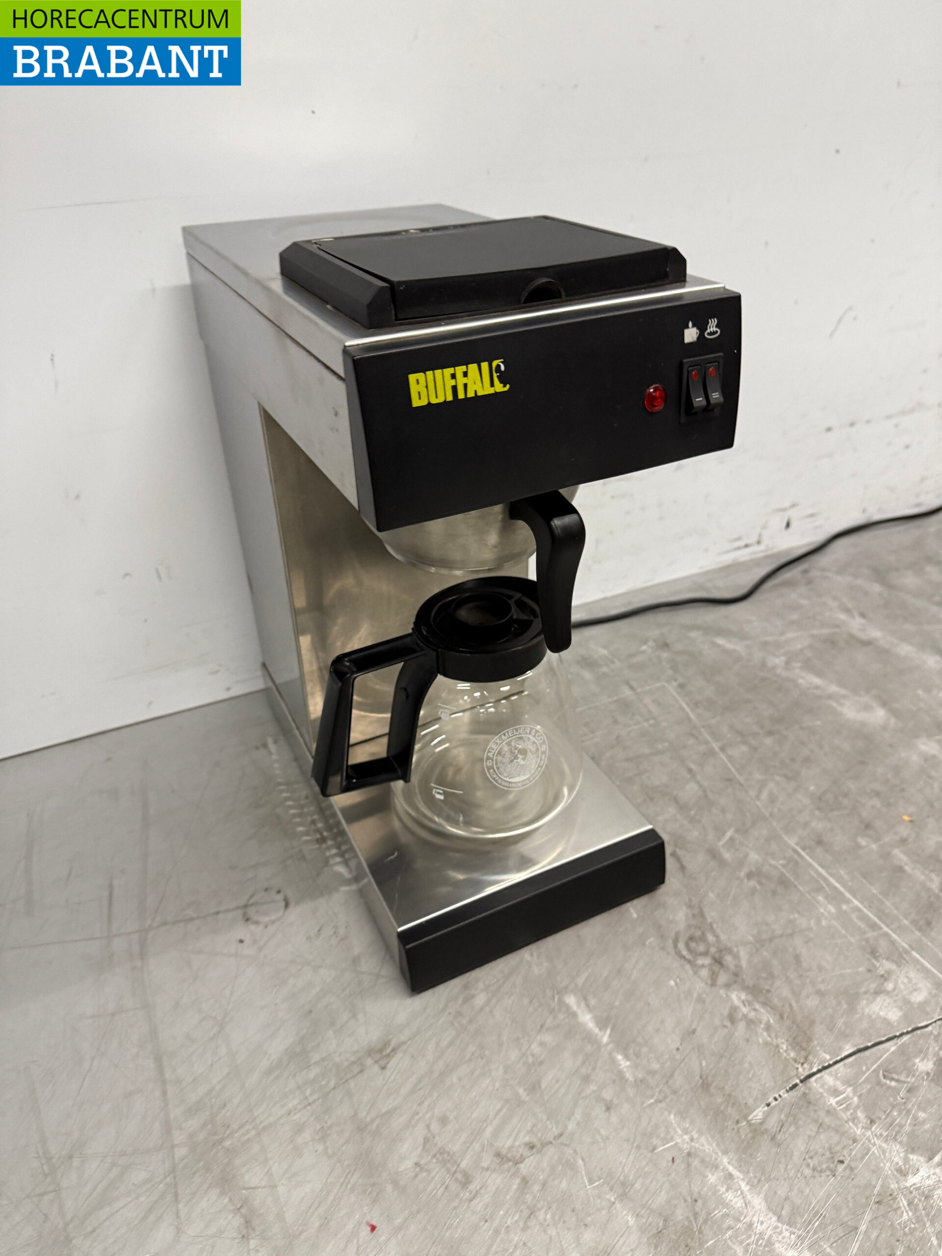 Edelstahl Buffalo Kaffeemaschine Kaffeemaschine mit Kanne 2 Liter 230V Horeca – Bild 3