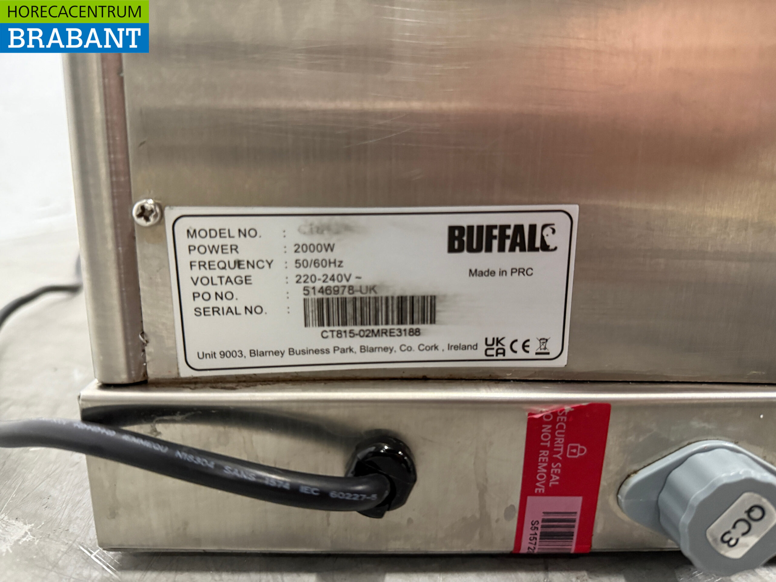 Edelstahl Buffalo Kaffeemaschine Kaffeemaschine mit Kanne 2 Liter 230V Horeca – Bild 4