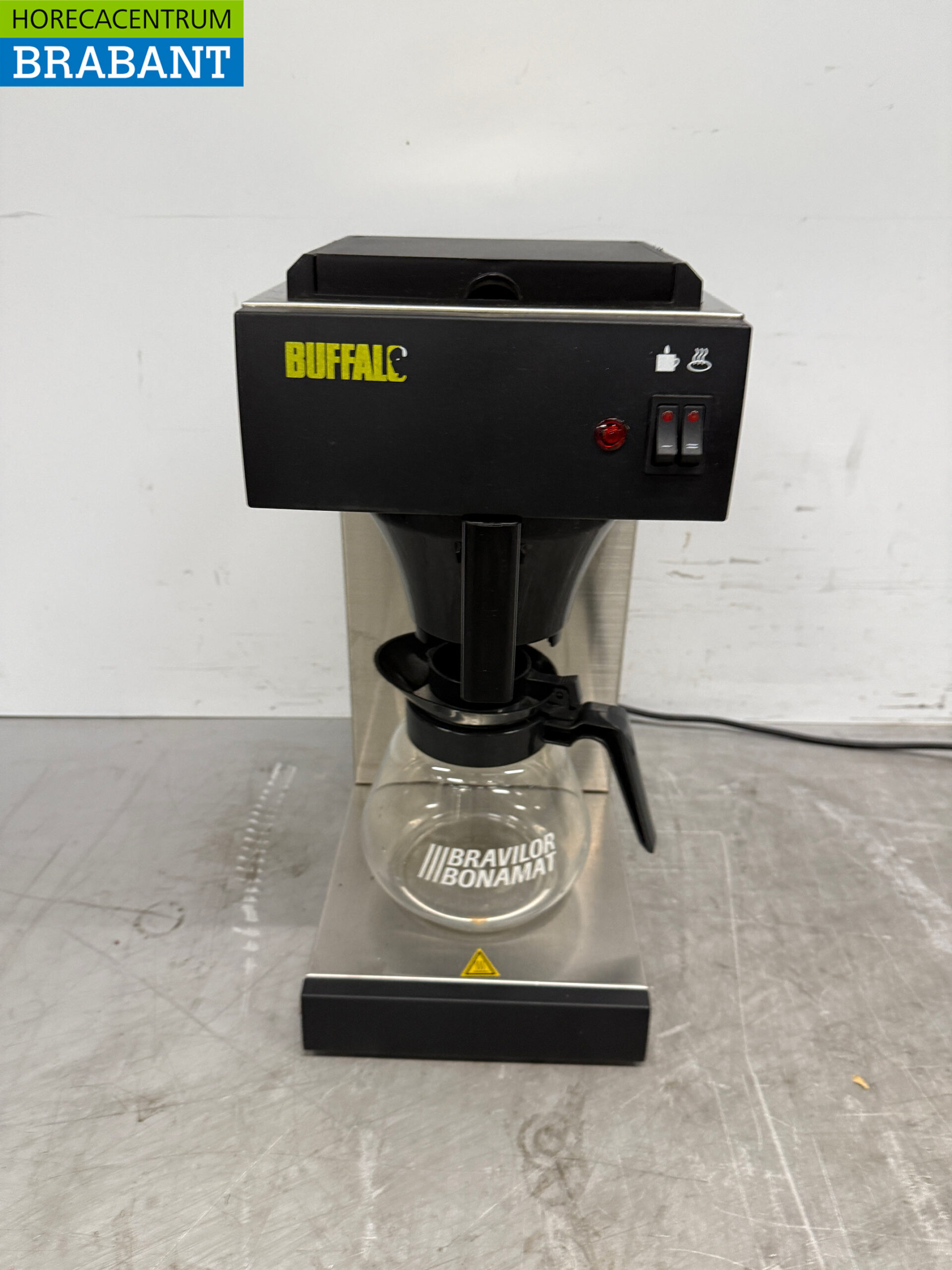 Edelstahl Buffalo Kaffeemaschine Kaffeemaschine mit Kanne 2 Liter 230V Horeca