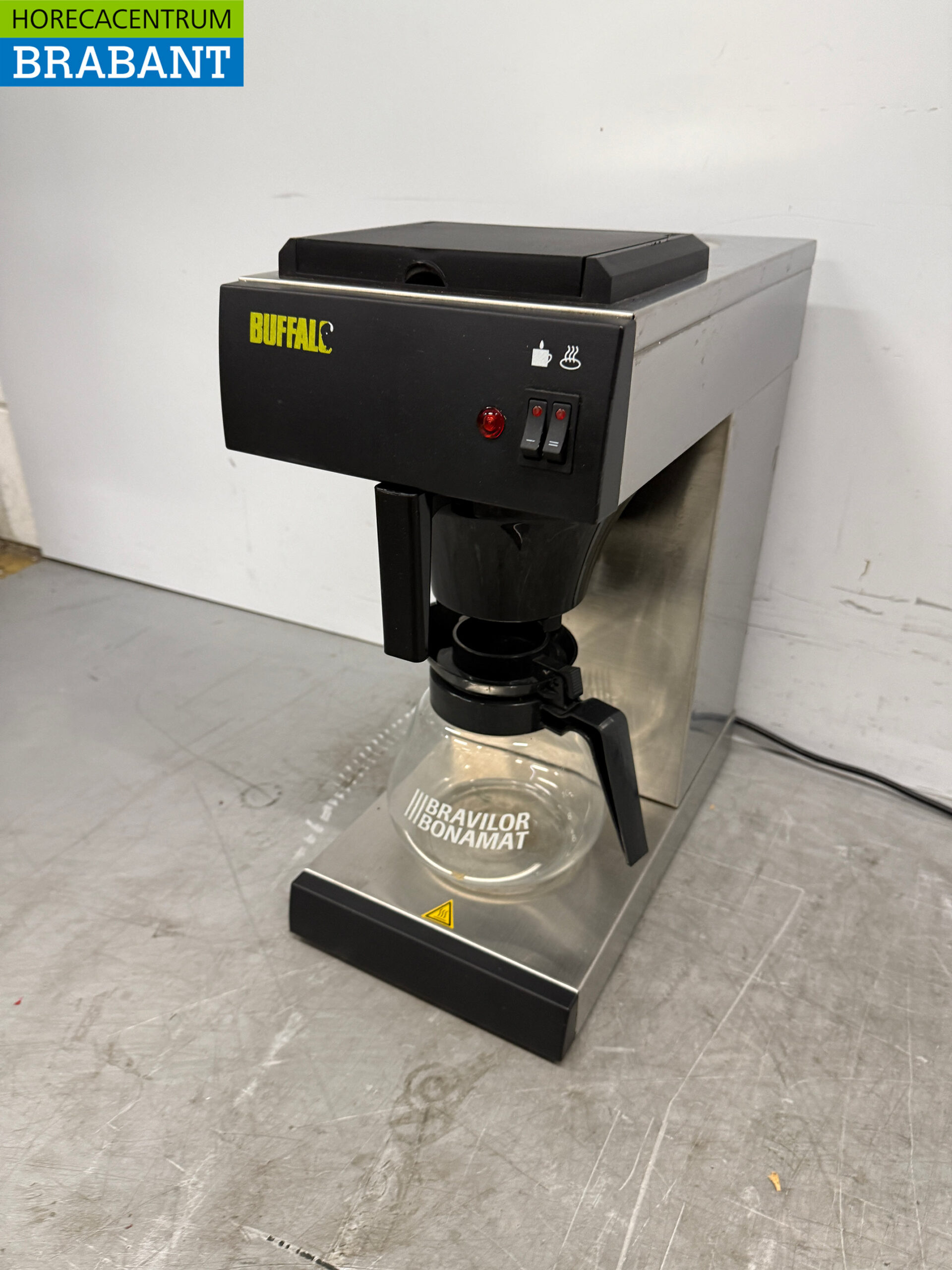 Edelstahl Buffalo Kaffeemaschine Kaffeemaschine mit Kanne 2 Liter 230V Horeca – Bild 2